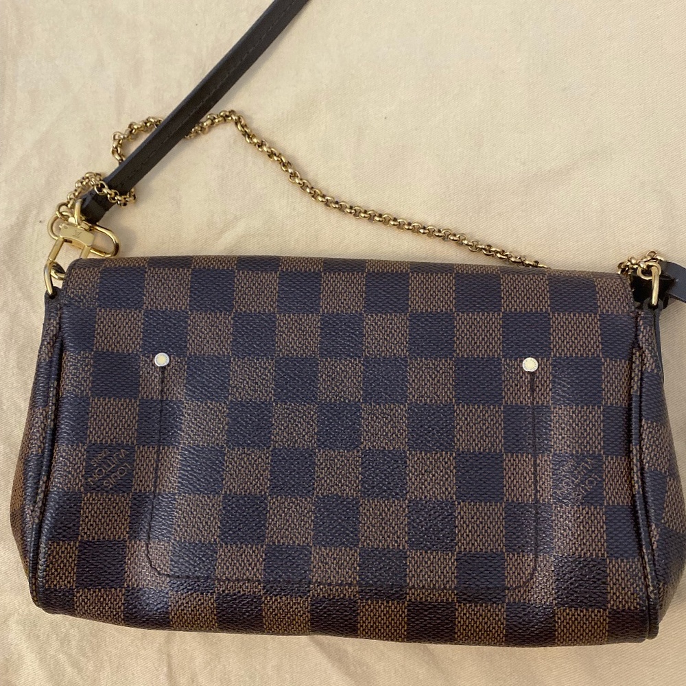 Louis Vuitton Favorite Handbag Damier Ebene LV - Picture 2 of 5